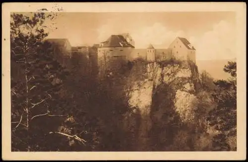 Ansichtskarte Wildenstein-Fichtenau Schloß Wildenstein Donautal 1926