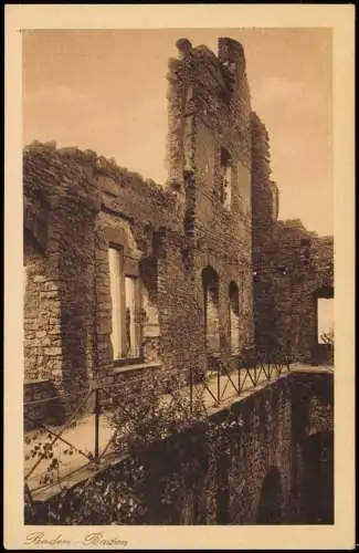 Ansichtskarte Baden-Baden Partie im Alten Schloß 1928