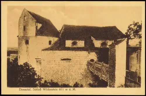 Ansichtskarte Wildenstein-Fichtenau Donautal, Schloß Wildenstein 1922