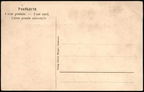 Ansichtskarte Innsbruck Hungerburgbahn Brücke Gebäude 1908