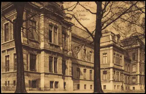 Postkaart Namur Namen Ecole des Pupilles 1916