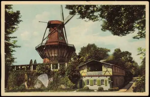 Ansichtskarte Potsdam Historische Mühle - Sanssouci 1922