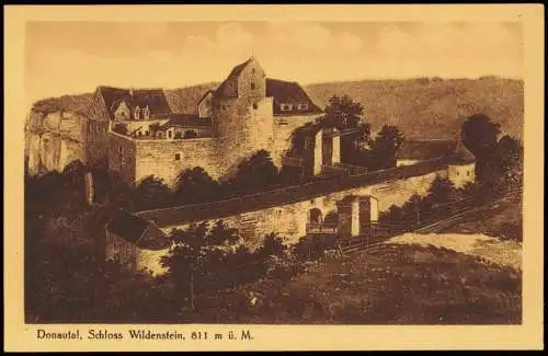 Ansichtskarte Wildenstein-Fichtenau Schloss Wildenstein 1920