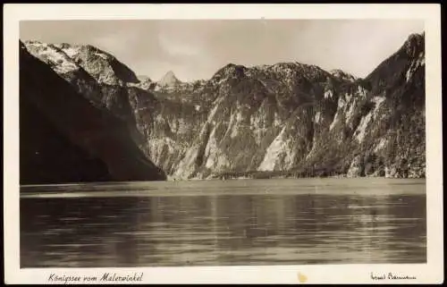 Ansichtskarte Schönau am Königssee Malerwinkel am Königssee 1941