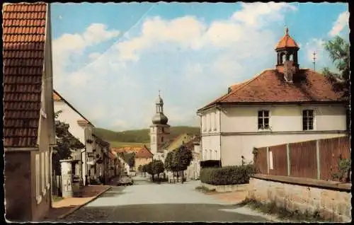 Ansichtskarte Marktschorgast Markt mit Wehrkirche VW Käfer 1969