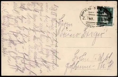 Greiffenberg Gryfów Śląski 4 Bild Burgruine Greiffenstein 1928