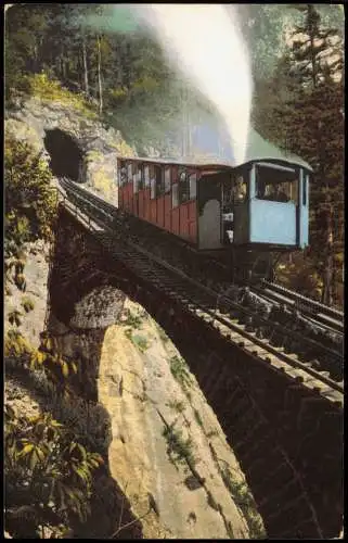 Ansichtskarte Luzern Lucerna Pilatusbahn - Eselwand 1913