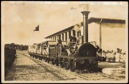 Ansichtskarte Nürnberg Reichsbahn Ausstellung 100 Jahre 1935