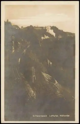 Ansichtskarte Hirschsprung-Breitnau Schwarzwald. Löffeltal, Höllental. 1926