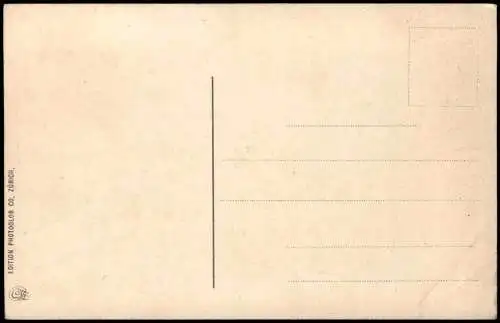 Ansichtskarte Lauterbrunnen Lauterbrunnental Hunnenfluh Eisenbahn 1914