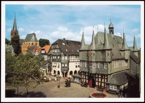 Ansichtskarte Frankenberg (Eder) Partie am Rathaus 2000