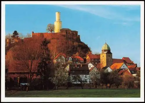 Ansichtskarte Felsberg (Hessen) Ortsansicht, Ort in Nordhessen 2000