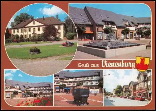 Vienenburg-Goslar Gruß aus Vienenburg, Mehrbildkarte mit Ortsansichten 1991