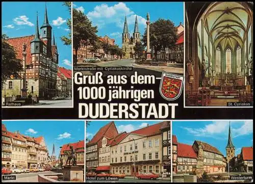 Duderstadt Gruß aus dem 1000 jährigen Duderstadt (Mehrbild-AK) 1980