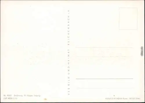 Ansichtskarte .Sachsen-Anhalt Landkarte: Dübener Heide 1980