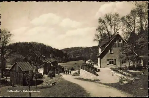 Gottleuba-Berggießhübel Hellendorf Gasthaus Fichtenbaude zur DDR-Zeit 1960