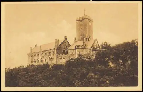 Ansichtskarte Eisenach Die Wartburg von Osten 1927