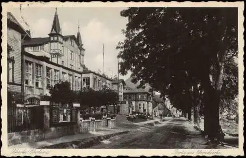 Ansichtskarte Schierke Straßenpartie Oberschierke Harz 1928