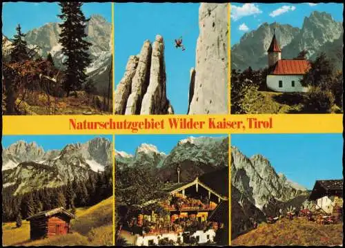 .Tirol Naturschutzgebiet Wilder Kaiser Tirol (Mehrbildkarte) 1980