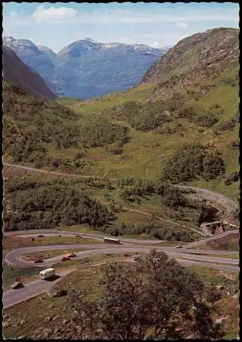 Norwegen Norge Parti fra svingene i Austmannali  Odda-Røldal-Telemark. 1986