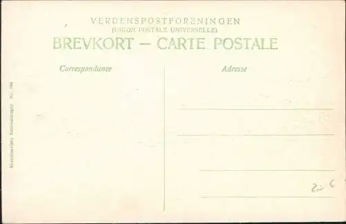Norwegen Allgemein Skandinaviske Nationaldragter Frau Typen Norway Norge 1909