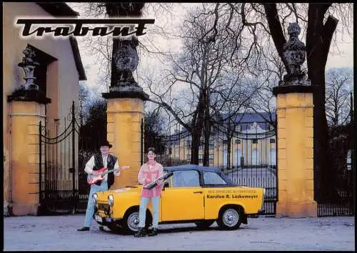 Dessau-Roßlau Trabant 601 Cabrio Lückemeyer Kinzel Schloß Dessau-Mosigkau 1999