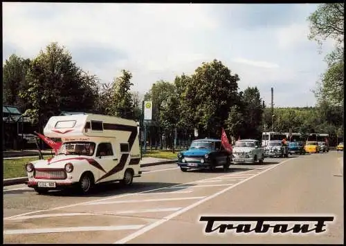 Ansichtskarte Zwickau Trabi-Live-Parade anläßlich des 6. ITT 1999