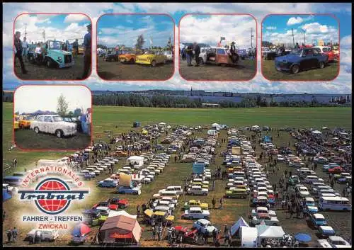 Ansichtskarte Zwickau Fahrzeuge zum 7. ITT in Zwickau Trabant Trabi 2000