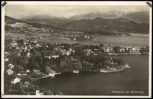 Ansichtskarte Pörtschach am Wörther See Panorama-Ansicht 1931/1930