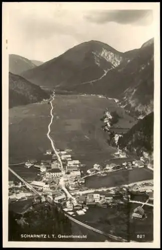 Ansichtskarte Scharnitz Tirol Panorama-Ansicht Gesamtansicht 1930