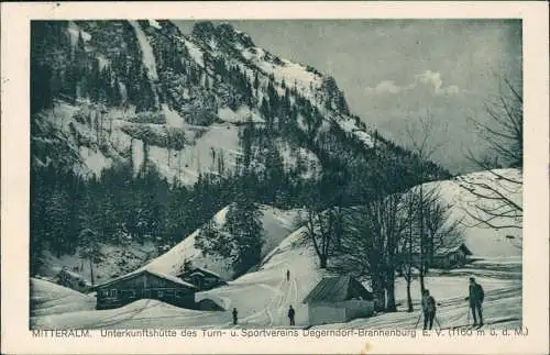 Brannenburg Unterkunftshütte des Turn- u. Sportvereins Degerndorf  E. V. 1926