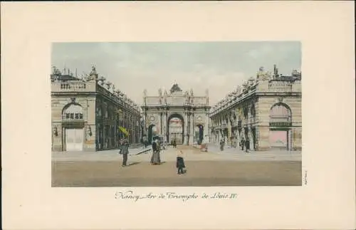 CPA Nancy Arc de Triomphe de Louis XV. 1912 Passepartout