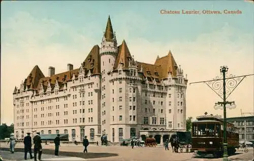 Postcard Ottawa Chateau Laurier Canada 1912