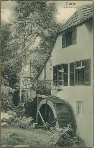 Ansichtskarte Viersen Kaisermühle 1912  gel. Bahnpoststempel