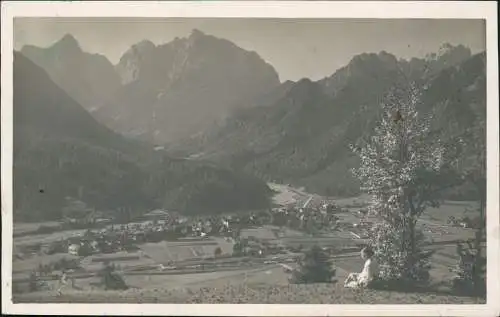 Kranjska Gora Kronau Krainer Berg Totale - Fotokarte 1926  Oberkrain Slowenien