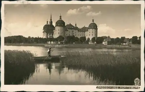 Ansichtskarte Moritzburg Kgl. Jagdschloss 1935 Walter Hahn:5142