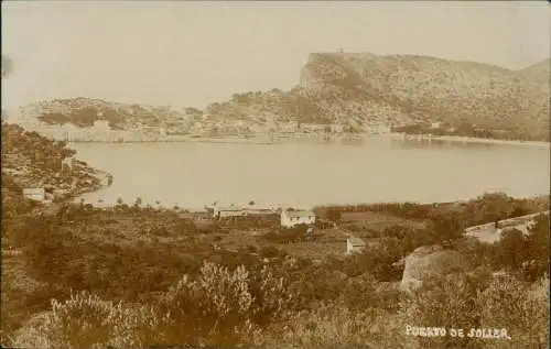 Postales Sóller (Mallorca) Stadtblick - Fotokarte 1917