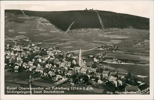 Ansichtskarte Oberwiesenthal Luftbild  1942