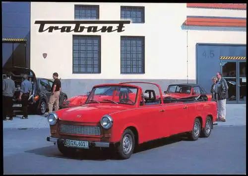 Friedrichstadt-Dresden Trabant-Cabrio 1. Internationalen Kultfahrzeugtreffen Messe 2001