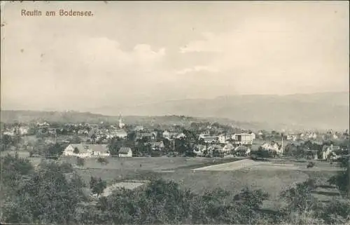 Ansichtskarte Reutin-Lindau (Bodensee) Blick über die Stadt 1911