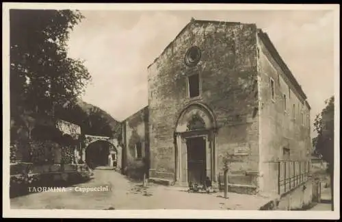 Cartoline Taormina TAORMINA Cappuccini (Gebäude-Ansicht) 1930