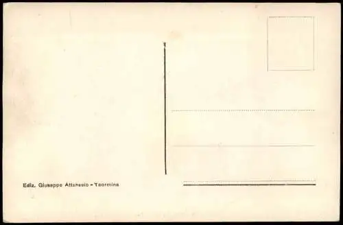 Taormina Panorama-Ansicht Veduta dell'Etna e Giardini Sizilien  Sicilia 1920