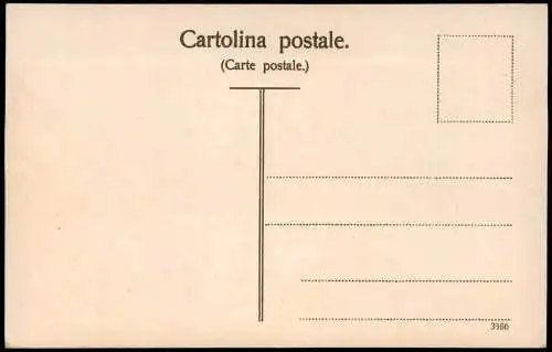 Cartoline Taormina Panorama-Ansicht Blick zum Vulkan Etna 1910