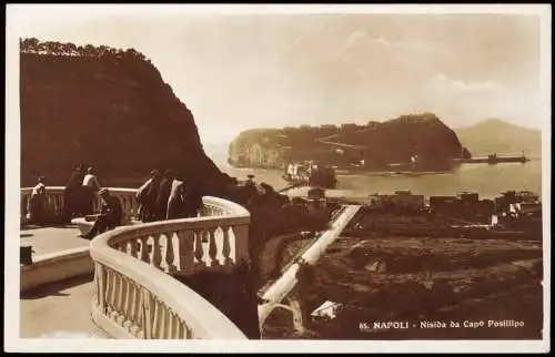 Cartoline Neapel Napoli Umland-Ansicht, Nisida da Capo Posillipo 1930