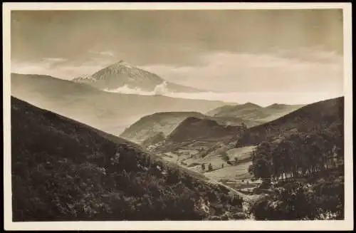 Postales .Teneriffa Tenerife Las Mercedes Landschaft Fernblick 1930