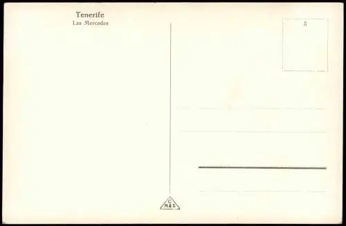 Postales .Teneriffa Tenerife Las Mercedes Landschaft Fernblick 1930