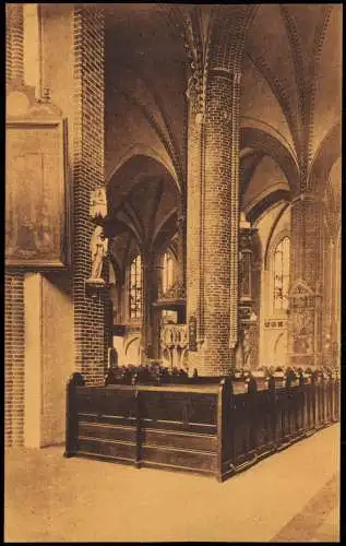 Lüneburg St. Johanniskirche Querblick vom Nordwesteingange aus 1910