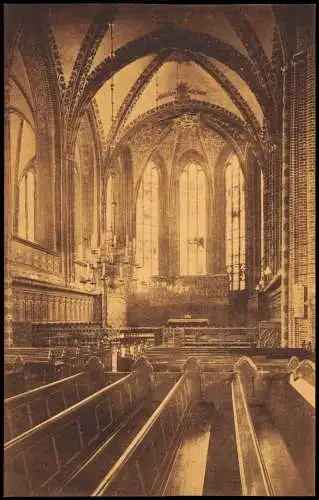 Ansichtskarte Lüneburg St. Johanniskirche Blick auf den Hauptchor 1910