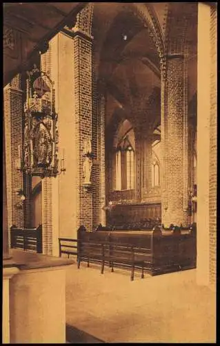 Lüneburg St. Johanniskirche Marienleuchter im äußeren nördl. Seitenschiff 1910