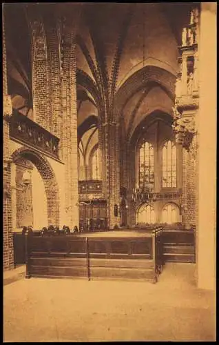 Ansichtskarte Lüneburg St. Johanniskirche Querblick gegen den Hauptchor 1910